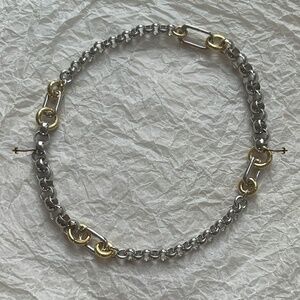 Laura Lombardi  Pietra two tone necklace